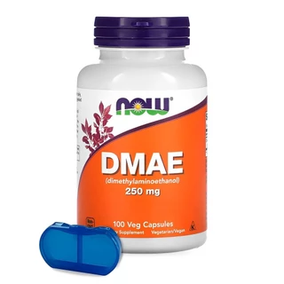 Dmae 250mg Now Foods 100 Cápsulas + Porta Cápsulas