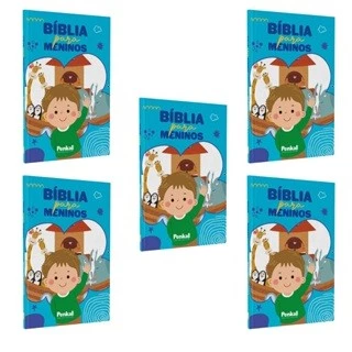 Kit 10 Bíblias Infantil do Menino