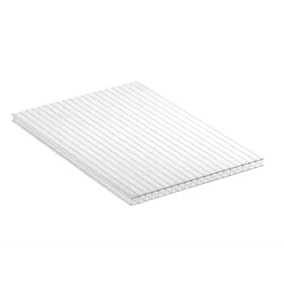 Placa Chapa de Policarbonato Alveolar 1,05 x 2,00m 4mm Cristal - pedir 1 unid por pedido - logistica
