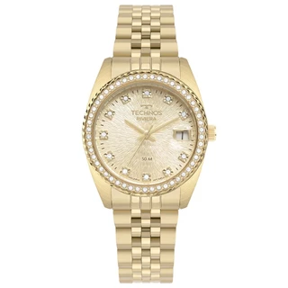 Relógio Technos Feminino Riviera Dourado - 2117LFK/1D