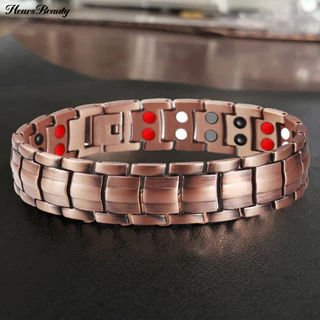 HEA-Men Pulseira ic Cobre Puro Durável De Terapia Suave Para Uso Diário