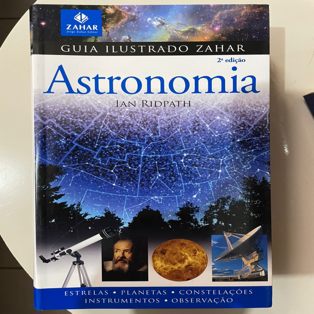 Astronomia - Guia Ilustrado Zahar autor Ian Ridpath | Shopee Brasil