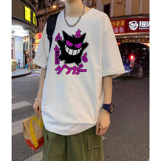 Over sized Camisetas T-Shirts Anime PokémonDesgaste casual colarinha e reforço nos ombros envio imediato dentro de