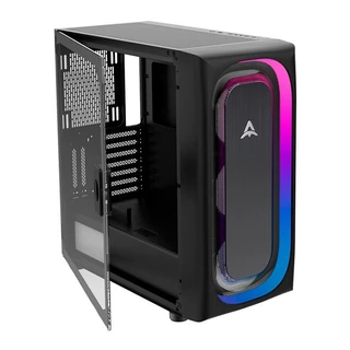 Gabinete Gamer Alseye Ai Pro, RGB, Full-Tower, Lateral de Vidro, Preto, AIPRO-B