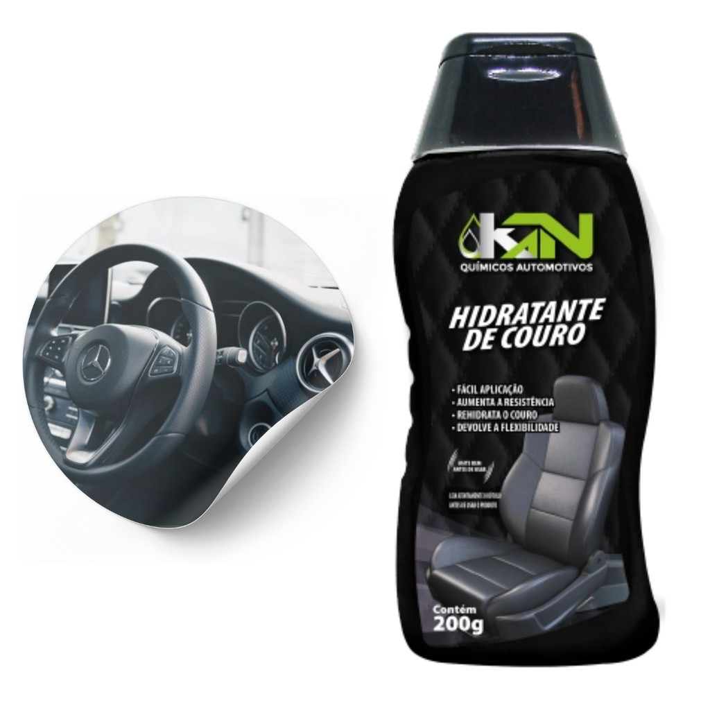 Hidratante De Couro Em Gel Para Carro Moto Bancos 200g | Shopee Brasil