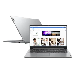 Notebook Lenovo Ideapad 1, Tela de 15.6", Intel Celeron, 128GB SSD, 4GB RAM, Windows 11, Cloud Grey