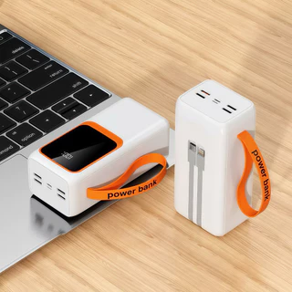 Carregador Portátil Power Bank Grande 50000mah Turbo 22.5W PD Rápido alex