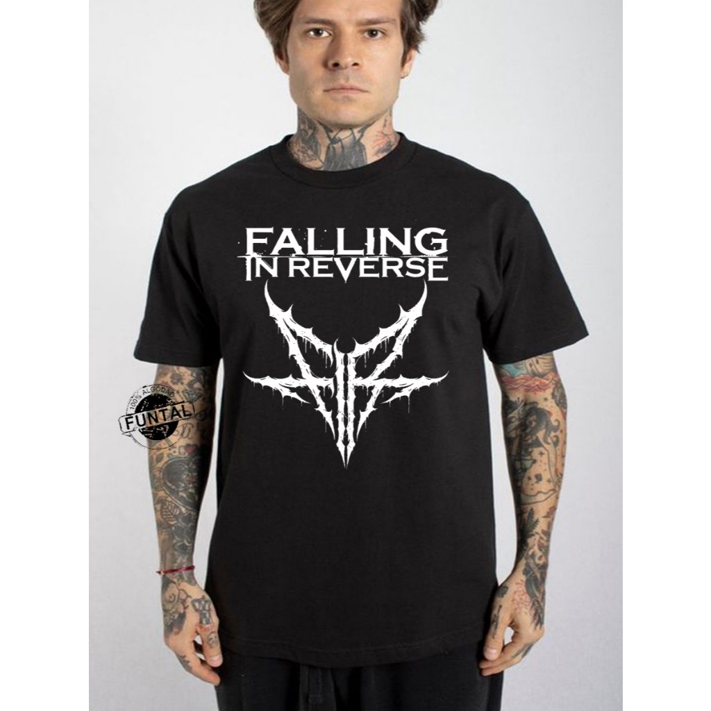 Falling in Reverse CD+シャツ【L】　※新品、日本未発売 Falling In Reverse Cd em Promoção na Shopee Brasil 2026