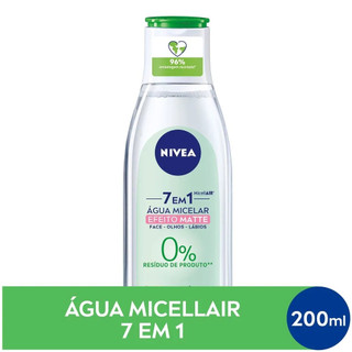 Água Facial Micelar NIVEA MicellAir Efeito Matte - 200ml
