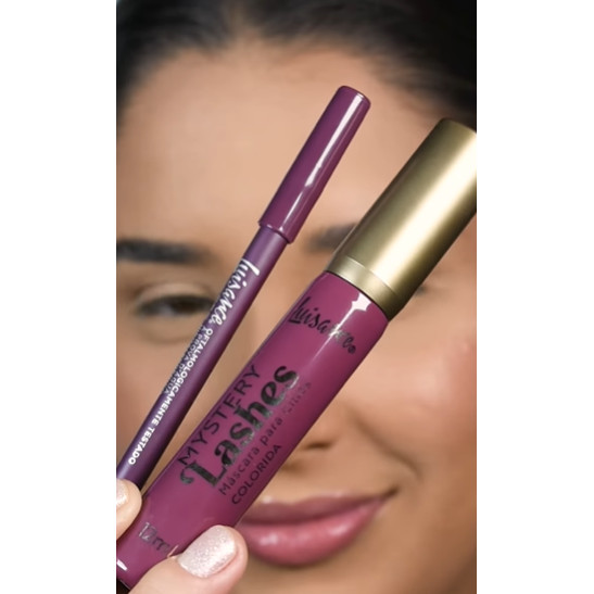 Combo Cherry Máscara de Cílios Mystery Lashes Luisance Vinho L3288