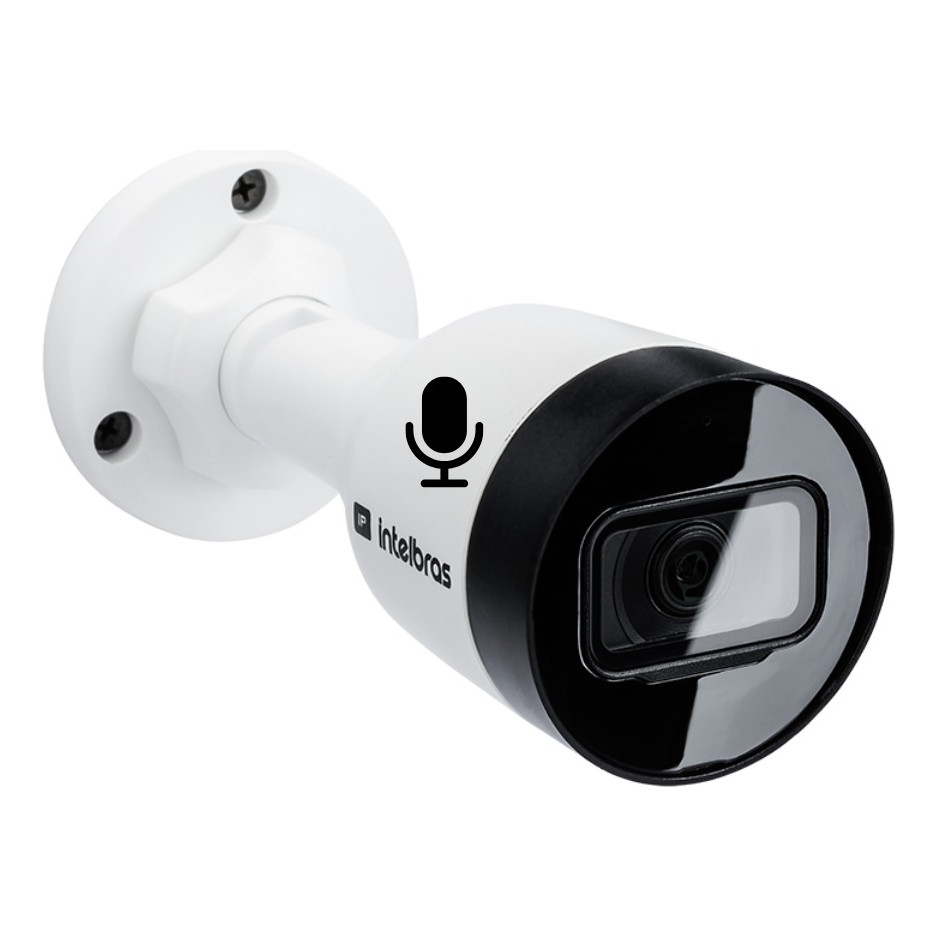 Câmera ip intelbras full hd Vip 1230b G5 Mic Embutido ir 30m poe