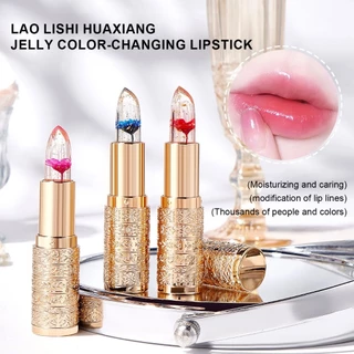 Batom De Flor De Gelatina , Bálsamo Labial Hidratante À Prova D'água Que Muda De Cor , Maquiagem De Flores De Longa Dura em Oferta na Shopee