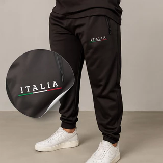 Calça JOGGER De Inverno ITALIA Adulta Chipa Masculino Flanelada Frio JOGGER Homem bolso Chipa