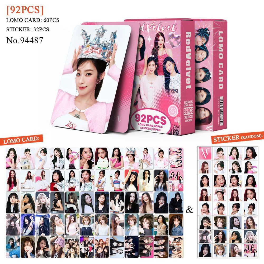 55pcs/box RED VELVET Cosmic Photocards Chill Kill Album YERI IRENE