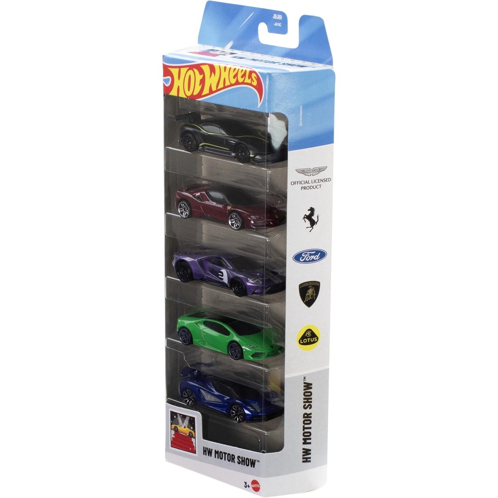 Pack 5 Hot Wheels - HW Motor Show 2025 - JBJ89 | Shopee Brasil