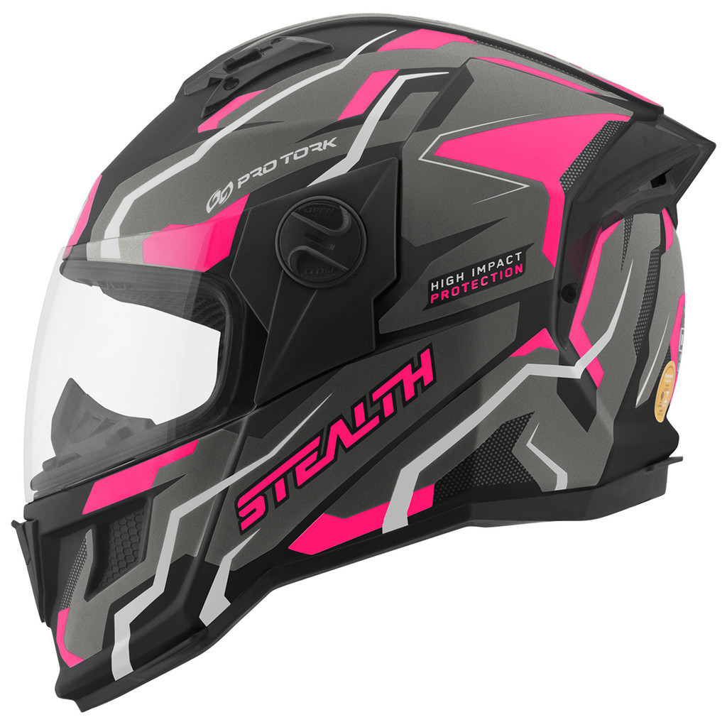 Capacete Fechado Pro Tork Stealth Hawk Várias cores Moto Masculino Feminino