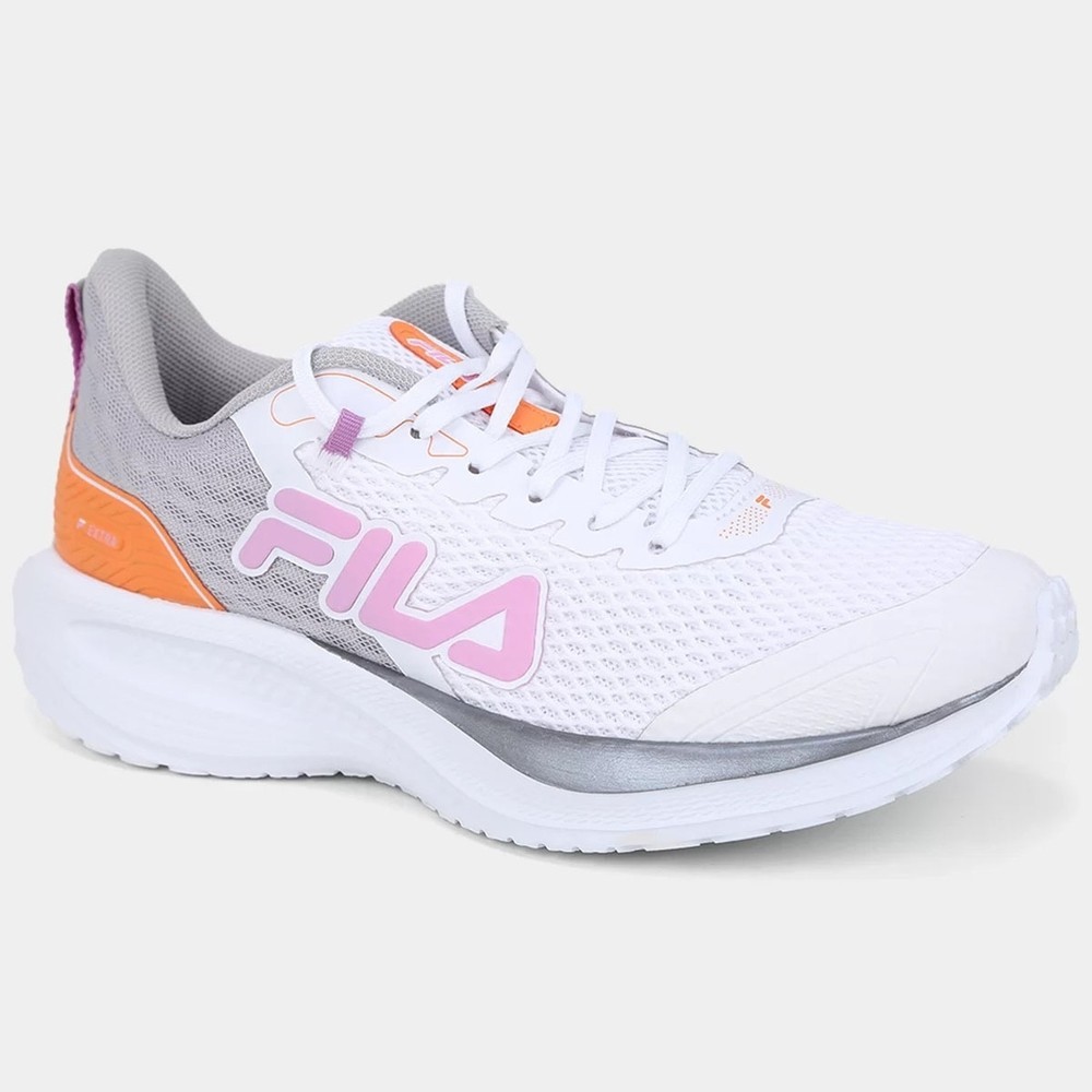 Tenis Fila Extra Feminino Rosa e Laranja Shopee Brasil
