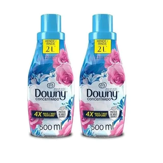 Kit 2 Amaciante Downy Brisa do Verão concentrado Azul 500ml