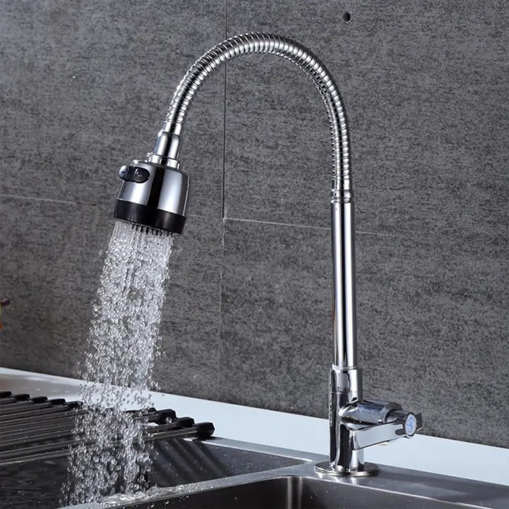 Torneira Flexível Aço Inox Gourmet Pia Cozinha Luxo Bancada Chuveiro ...