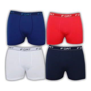 Kit 4 Cueca Plus Size Boxer Masculino Premium G1 - G3 130kg
