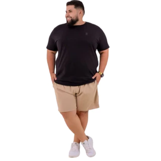 Short Tactel Masculino Plus Size Elastano Bermuda G1 ao G4