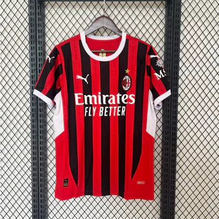24/25 AC Jersey Home Futebol Camisa Fan Edition