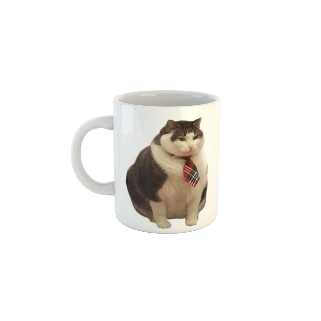Caneca Gato Elegante Meme