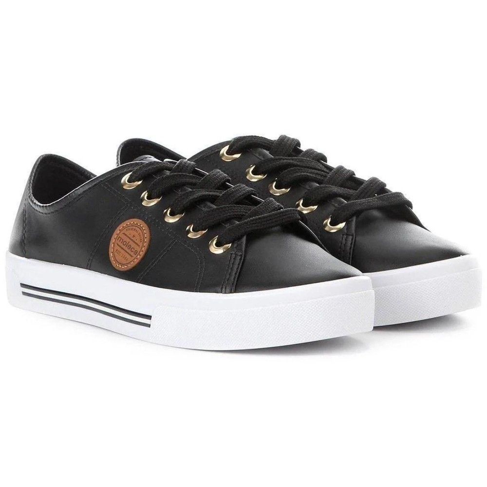 Sardenha Neo Tenis Moleca Preto Feminino Tênis Moleca Básico