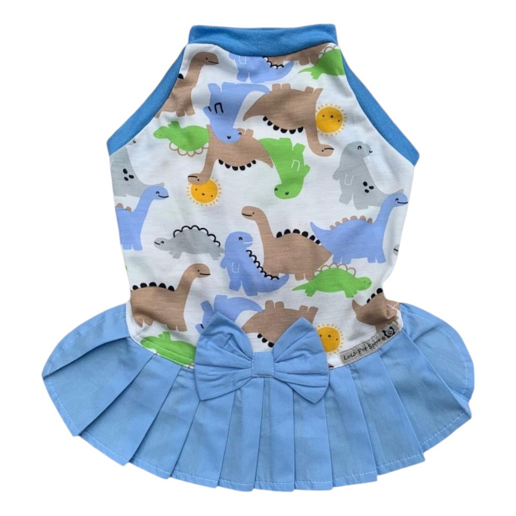 Roupa Pet Cachorro Dinossauro Baby Fêmea Porte Pequeno Shopee