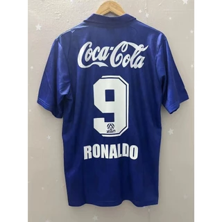 93-94 Cruzeiro RONALDO Camisa De Futebol Retrô De Alta Qualidade Para Casa Personalizada