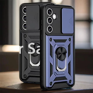 Capa Para Samsung Galaxy A06 A16 A26 A36 A56 M16 M35 M55 A15 A35 A55 Câmera Deslizante Proteger Suporte De Proteção
