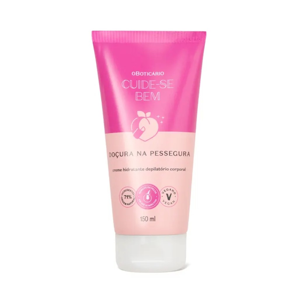 Creme Depilatório CDB Doçura Na Pessegura 150ml- O Boticário em Oferta na Shopee