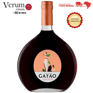 VINHO PORTUGUÊS GATÃO CANTIL TINTO 750 ML