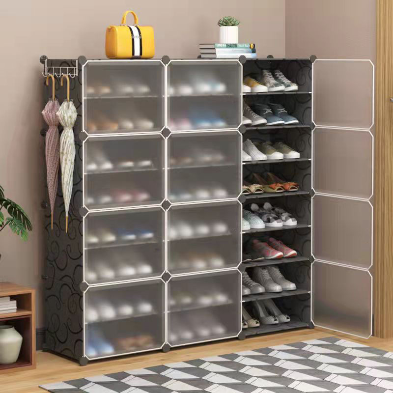 Sapateira Organizadora Fechada Multiuso Grande Escalável 32 Pares 8 ...