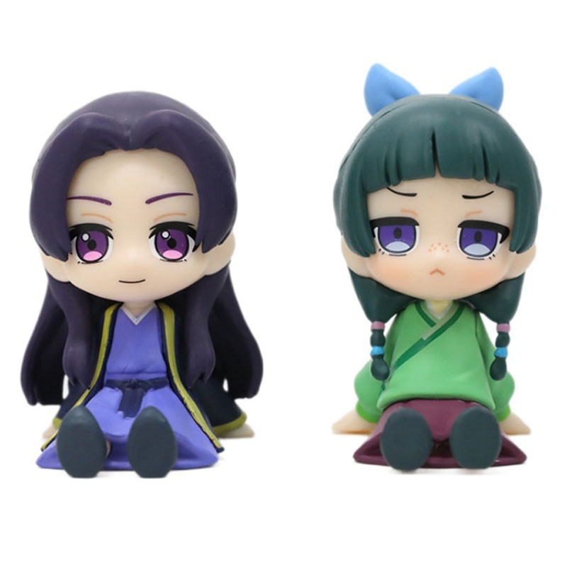 Figura De Anime Maomao – Estatua De PVC De 9-18 Cm, Modelo Coleccionable Con Postura Sentada, Decoración De Escritorio Y Regalo Para Fans