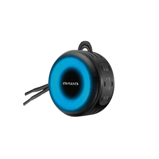 Caixa de som mini Speaker Aiwa Bluetooth Luzes Multicores  SP-02 10W BT 16H IP65 RGB USB TWS  bivolt em Oferta na Shopee