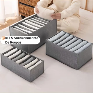 Organizador De Guarda Roupa Caixa De Armazenamento De Roupas
