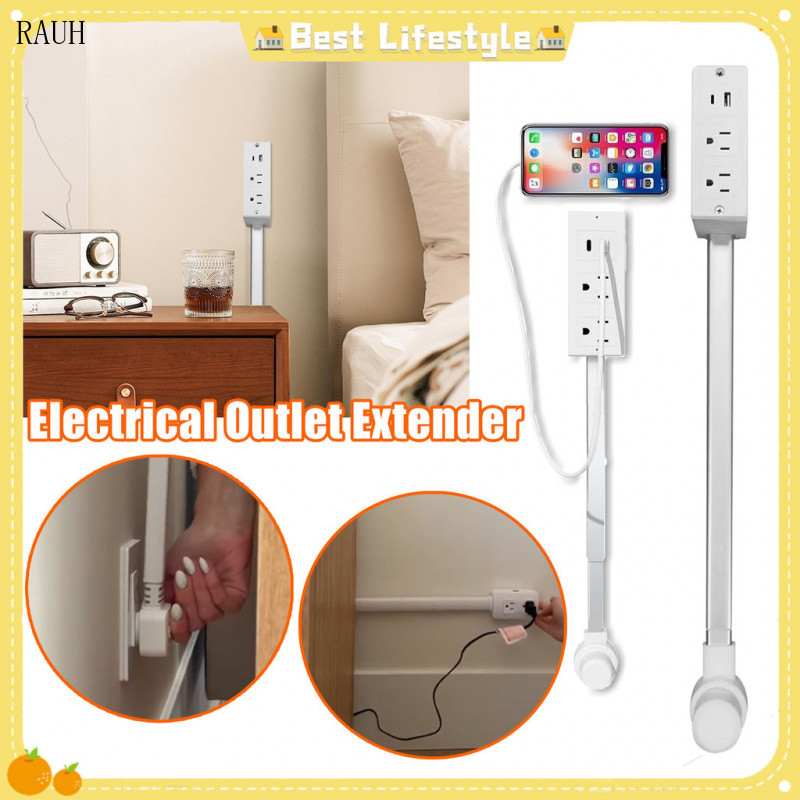 Extensor de Tomada Elétrica USB A E C Rotativo Ferramenta de ...