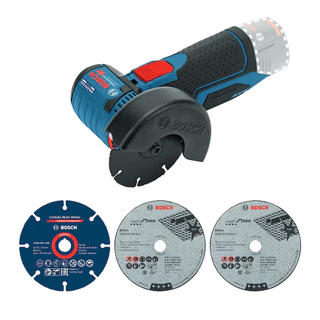 Mini Esmerilhadeira GWS 12V-76 Bosch 12V Brushless 3" Multicortadora a Bateria
