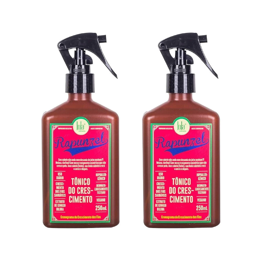 Rapunzel Tônico Crescimento Lola 250ml - Kit com 2 Unidades