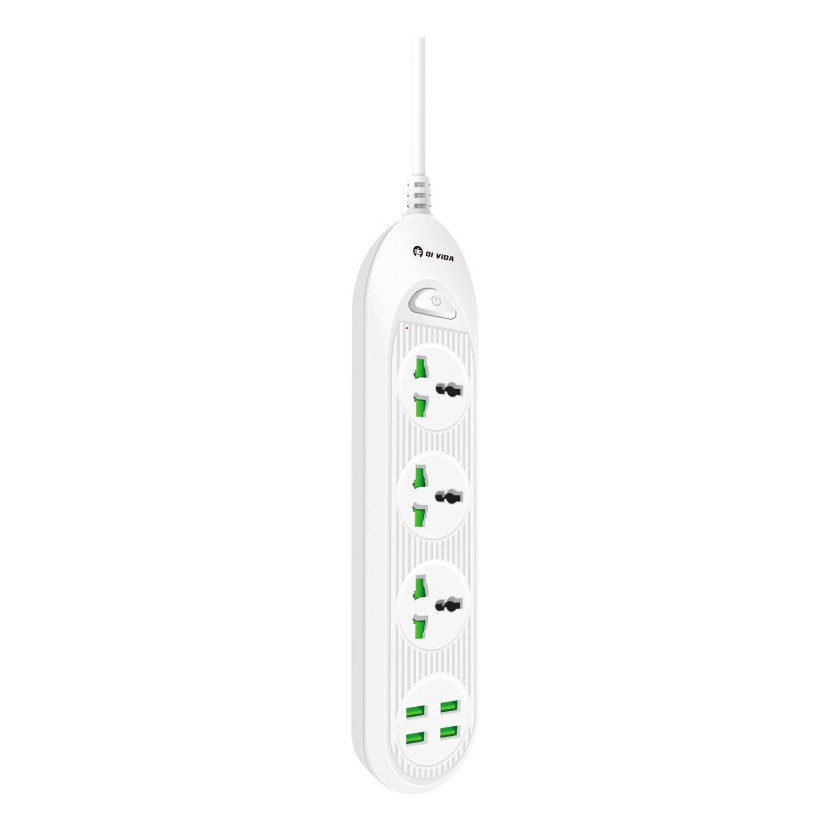 Filtros De Linha Extensão Bivolt 3 Tomadas 4 Usb 2500w