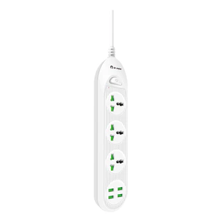 Filtros De Linha Extensão Bivolt 3 Tomadas 4 Usb 2500w