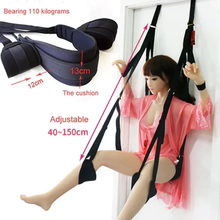 【 Green Forest 】 Swing Pares De Ferramentas Eróticas , Mobilia Sexual , Fetiche De Bandagem , Cadeiras js Para Adultos , Porta Pendurada , Macia , Amor