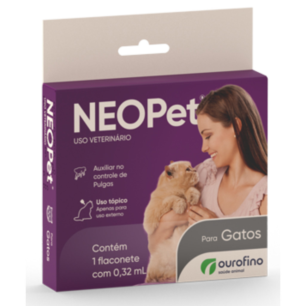 NEOPET GATOS ANTIPULGAS ATÉ 8KG PIPETA 0,32ML REMEDIO | Shopee Brasil