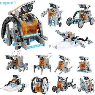 Expensão Brinquedo De Robô Solar , 12 Em 1 Experiência Científica Com Energia Kit De Montagem De Aprendizagem Criativo De Bricolagem Robôs Educativos Blocos De Construção