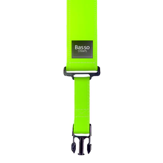 Correia Strap Basso P/ Guitarra Baixo Neon Com Engate Rápido