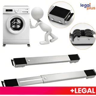 Base Móvel Para Máquina De Lavar Geladeira Suporte Universal Ajustável Com Rodinhos