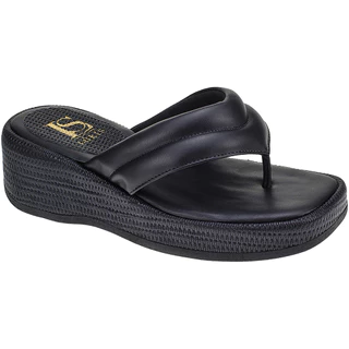Tamanco Anabela Confort Chinelo Flatform Macio Confortável Correia Macia Plataforma C800