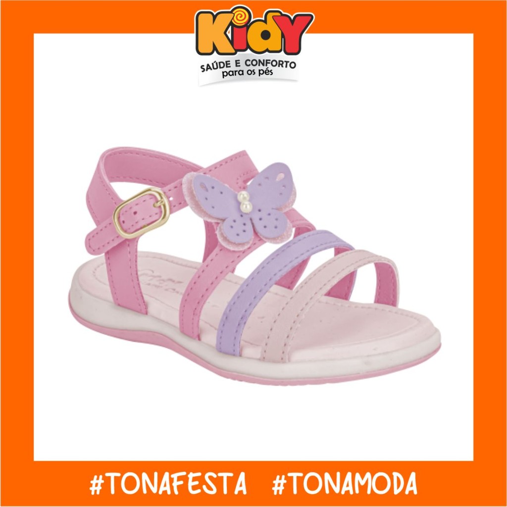 Sandália Infantil Kidy Menina Linha Confort Baby Bebê Shopee Brasil