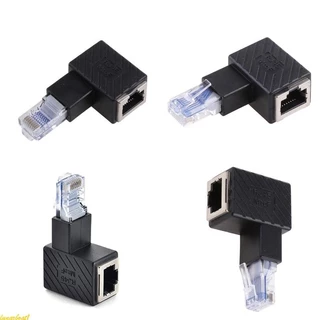 Cotovelo lunarboat Rj45 Para Fêmea Adaptador 90 Graus Lan Extensão Cabeça